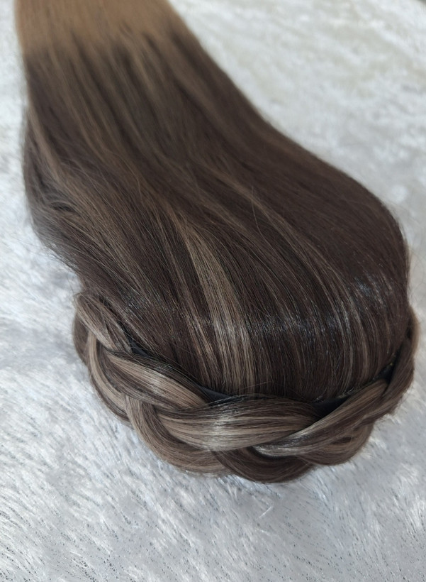 اکستنشن یکسره پشت مویی متصل به تل قد50 (آمبره)